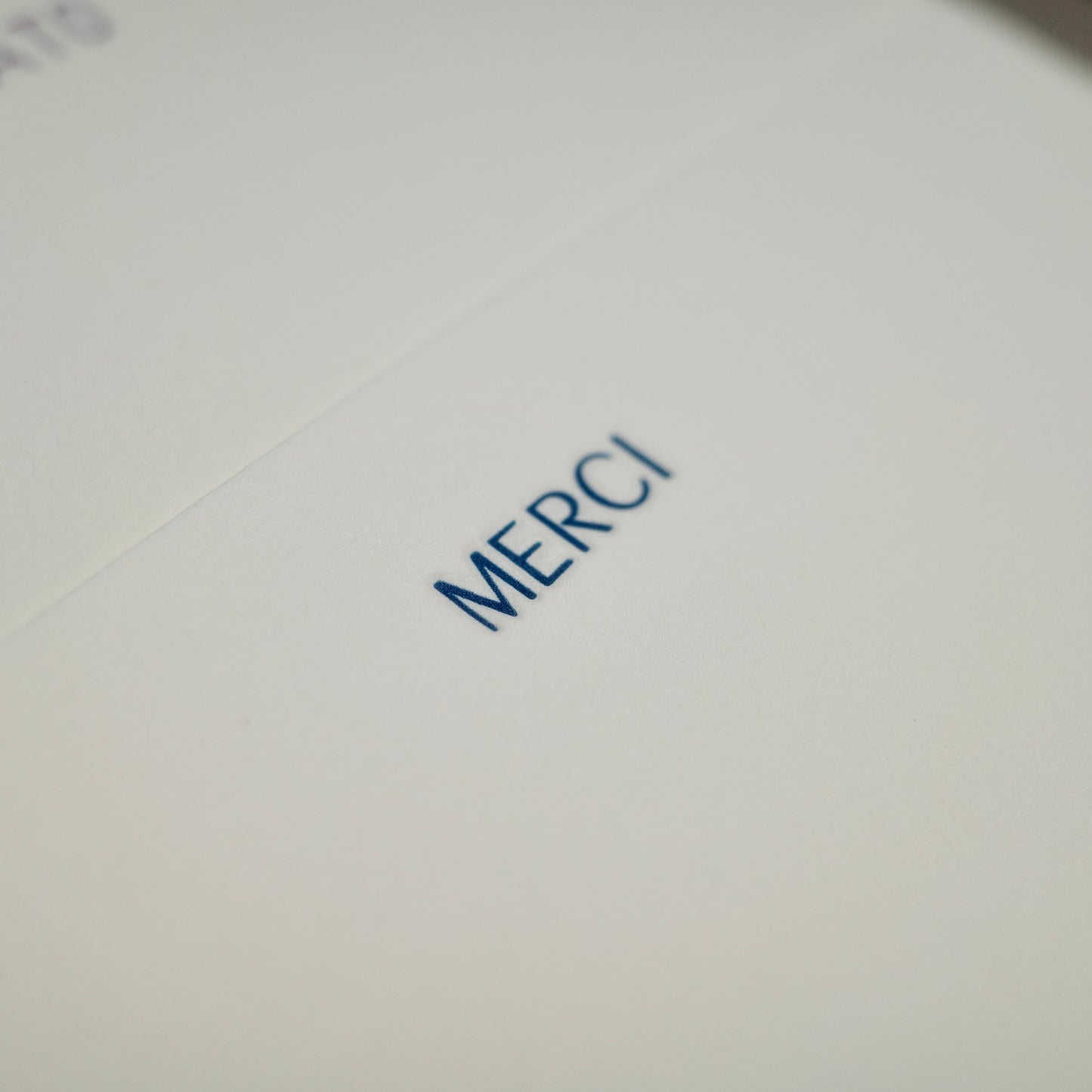 Merci Letterpress Thank You Notes (6 Pack)