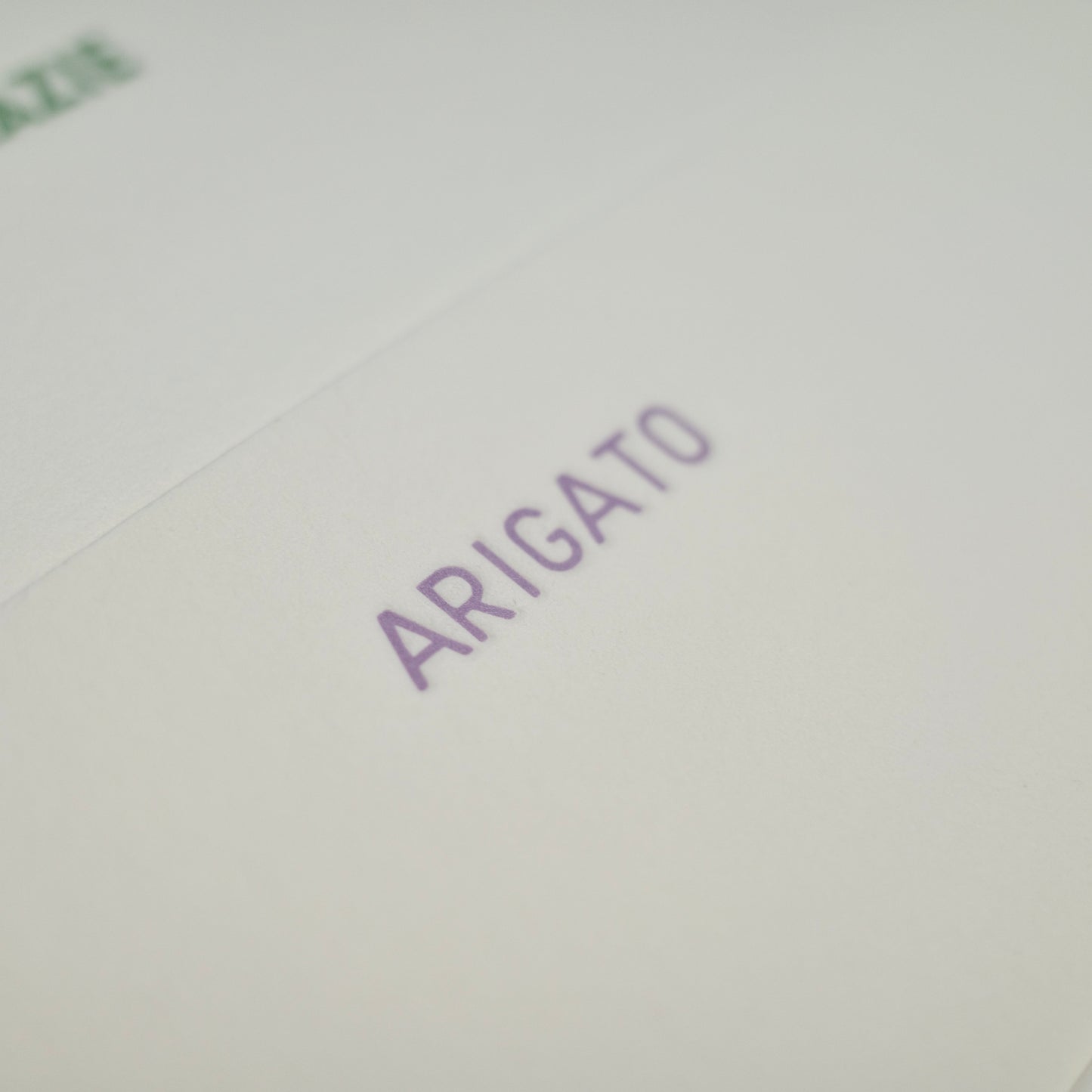 Arigato Letterpress Thank You Notes (6 Pack)